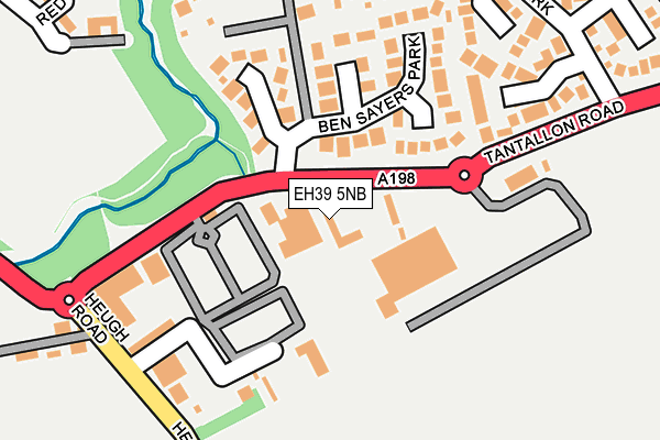 EH39 5NB map - OS OpenMap – Local (Ordnance Survey)