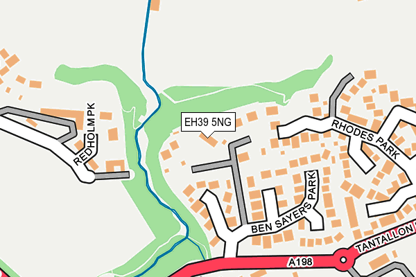 EH39 5NG map - OS OpenMap – Local (Ordnance Survey)