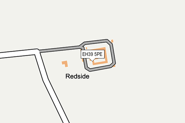 EH39 5PE map - OS OpenMap – Local (Ordnance Survey)