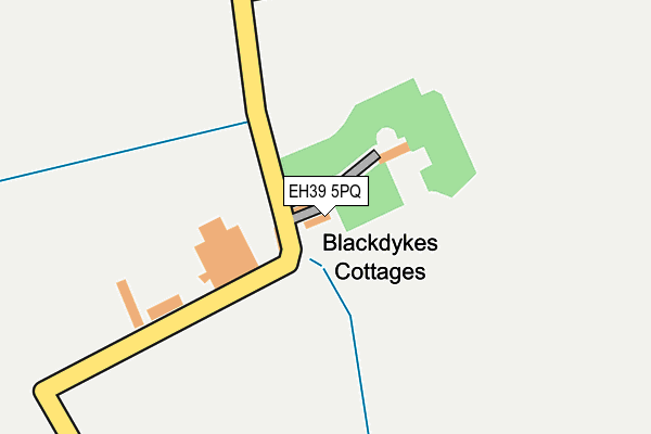 EH39 5PQ map - OS OpenMap – Local (Ordnance Survey)