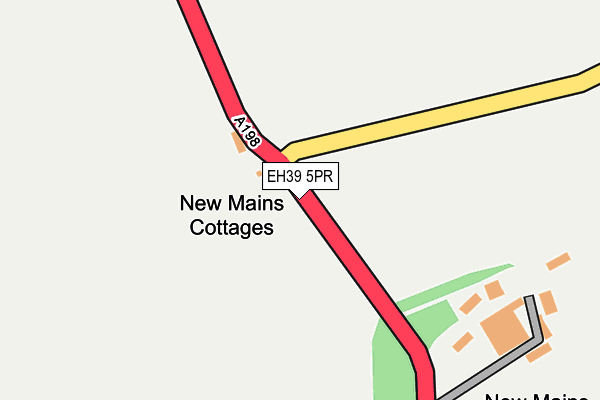 EH39 5PR map - OS OpenMap – Local (Ordnance Survey)