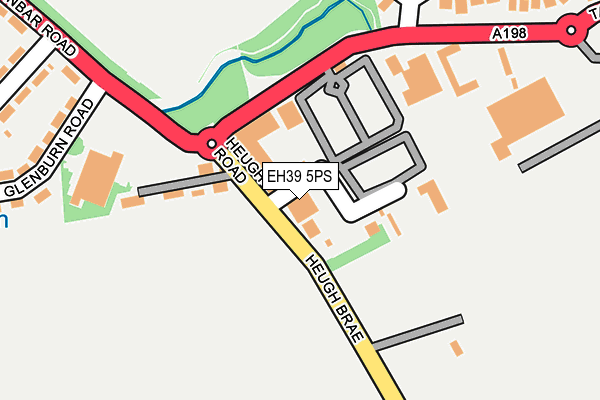 EH39 5PS map - OS OpenMap – Local (Ordnance Survey)