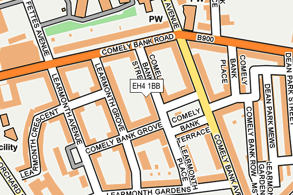 EH4 1BB map - OS OpenMap – Local (Ordnance Survey)