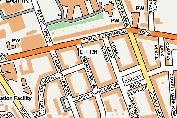 EH4 1BN map - OS OpenMap – Local (Ordnance Survey)