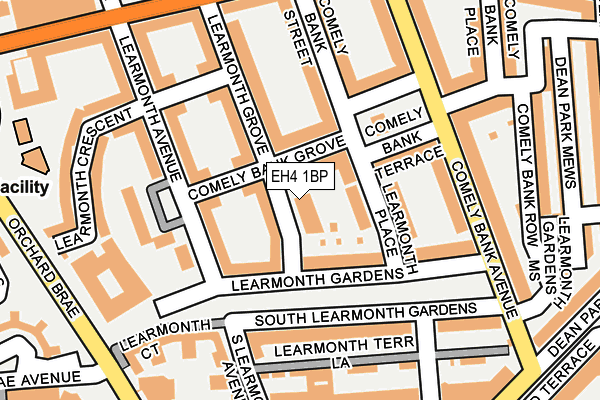 EH4 1BP map - OS OpenMap – Local (Ordnance Survey)