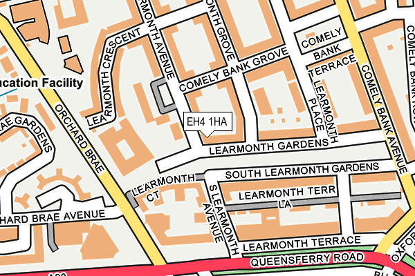 EH4 1HA map - OS OpenMap – Local (Ordnance Survey)