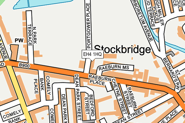 EH4 1HQ map - OS OpenMap – Local (Ordnance Survey)