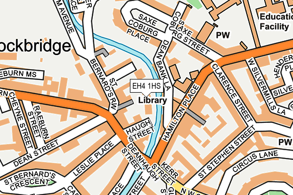 EH4 1HS map - OS OpenMap – Local (Ordnance Survey)