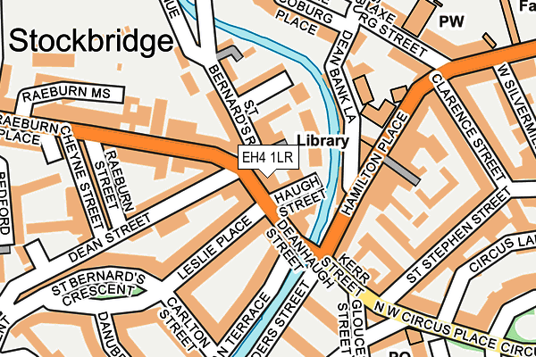 EH4 1LR map - OS OpenMap – Local (Ordnance Survey)