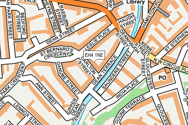 EH4 1NE map - OS OpenMap – Local (Ordnance Survey)