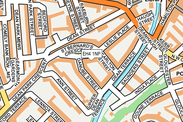 EH4 1NP map - OS OpenMap – Local (Ordnance Survey)