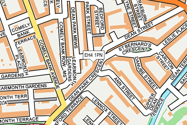 EH4 1PN map - OS OpenMap – Local (Ordnance Survey)