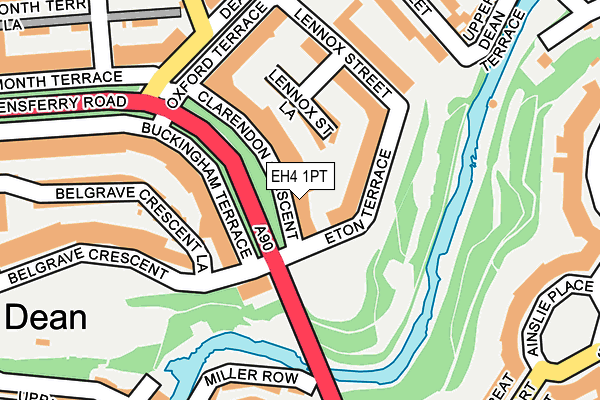 EH4 1PT map - OS OpenMap – Local (Ordnance Survey)