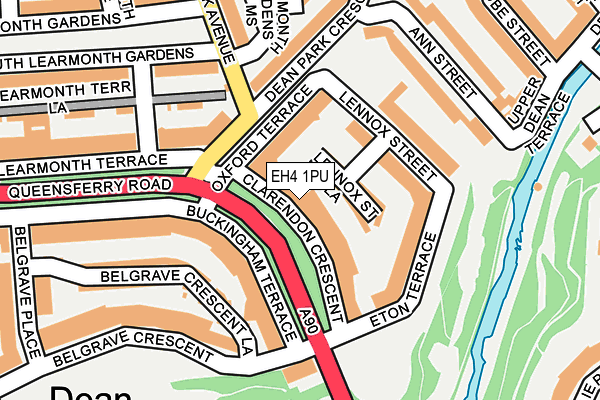 EH4 1PU map - OS OpenMap – Local (Ordnance Survey)