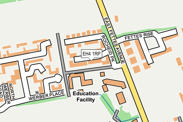 EH4 1RP map - OS OpenMap – Local (Ordnance Survey)
