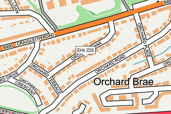 EH4 2DS map - OS OpenMap – Local (Ordnance Survey)