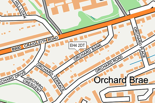 EH4 2DT map - OS OpenMap – Local (Ordnance Survey)