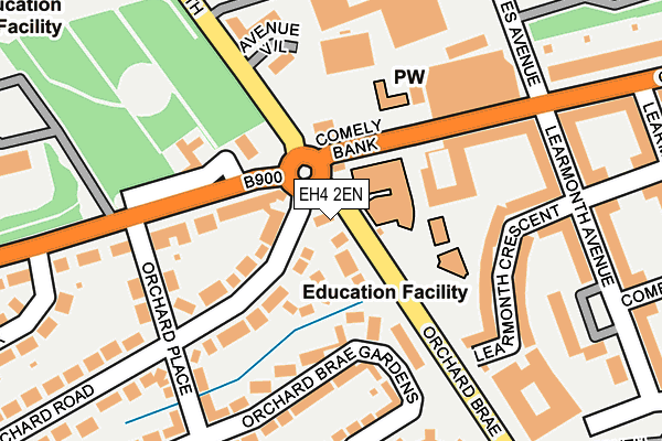 EH4 2EN map - OS OpenMap – Local (Ordnance Survey)