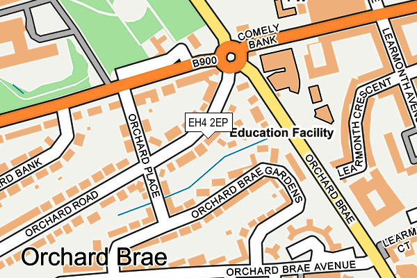 EH4 2EP map - OS OpenMap – Local (Ordnance Survey)