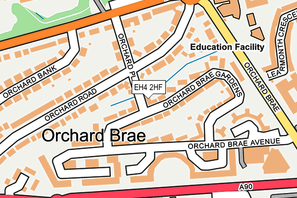 EH4 2HF map - OS OpenMap – Local (Ordnance Survey)