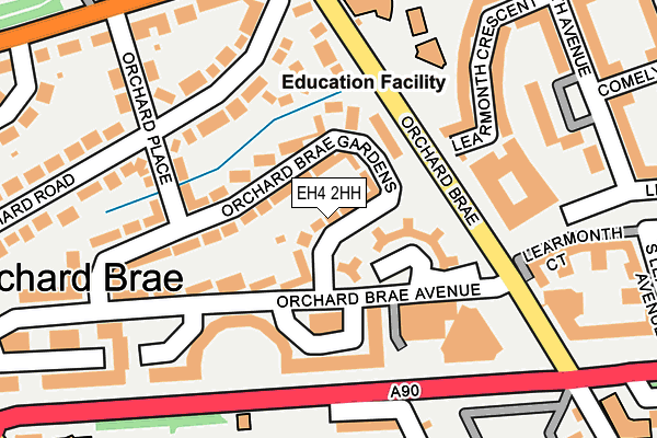 EH4 2HH map - OS OpenMap – Local (Ordnance Survey)