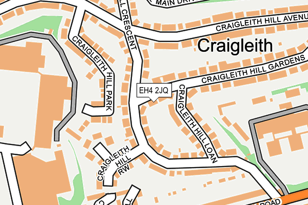 EH4 2JQ map - OS OpenMap – Local (Ordnance Survey)