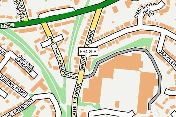 EH4 2LP map - OS OpenMap – Local (Ordnance Survey)
