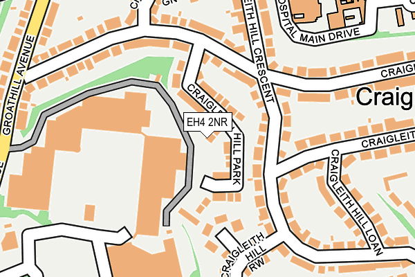 EH4 2NR map - OS OpenMap – Local (Ordnance Survey)