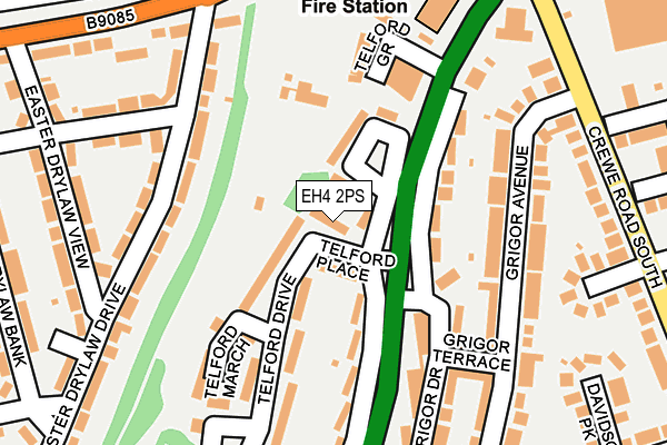 EH4 2PS map - OS OpenMap – Local (Ordnance Survey)