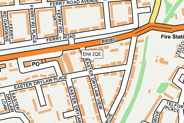 EH4 2QE map - OS OpenMap – Local (Ordnance Survey)