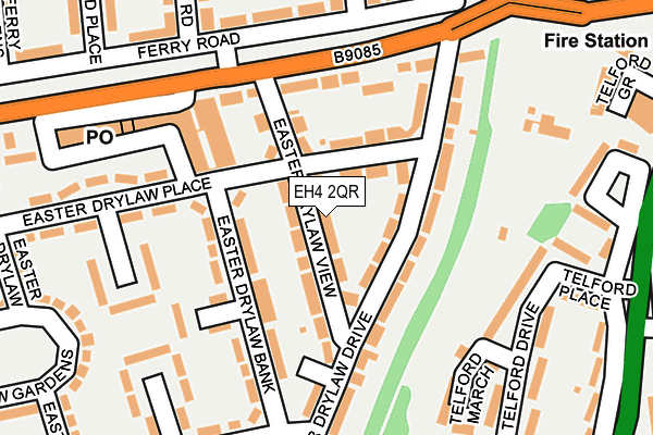 EH4 2QR map - OS OpenMap – Local (Ordnance Survey)