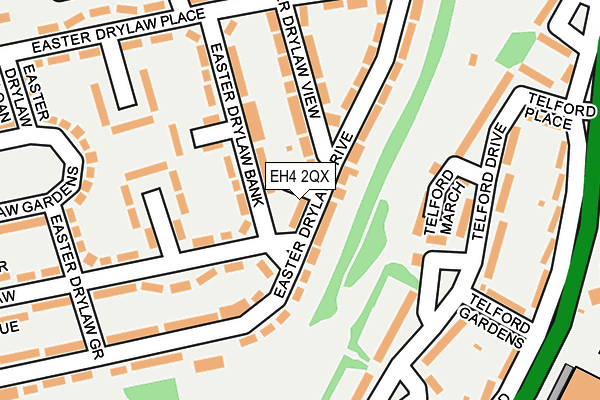EH4 2QX map - OS OpenMap – Local (Ordnance Survey)