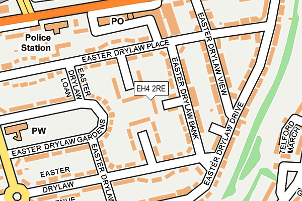 EH4 2RE map - OS OpenMap – Local (Ordnance Survey)