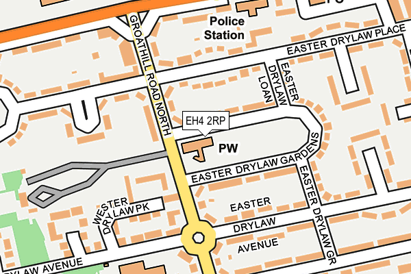 EH4 2RP map - OS OpenMap – Local (Ordnance Survey)