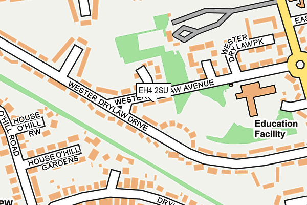 EH4 2SU map - OS OpenMap – Local (Ordnance Survey)