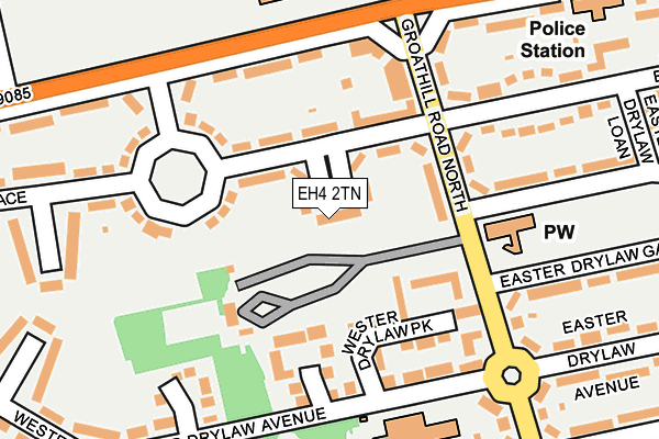 EH4 2TN map - OS OpenMap – Local (Ordnance Survey)