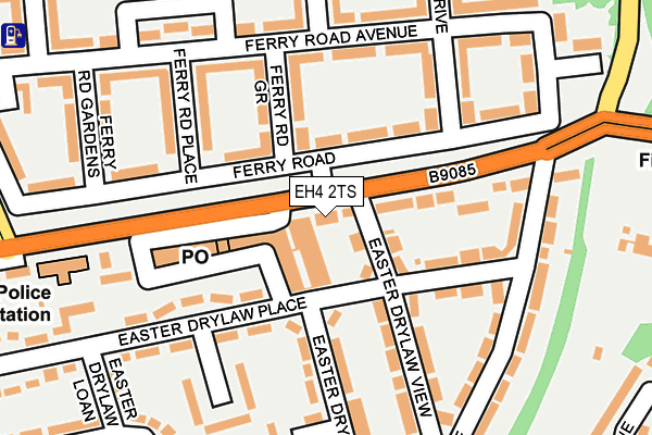 EH4 2TS map - OS OpenMap – Local (Ordnance Survey)