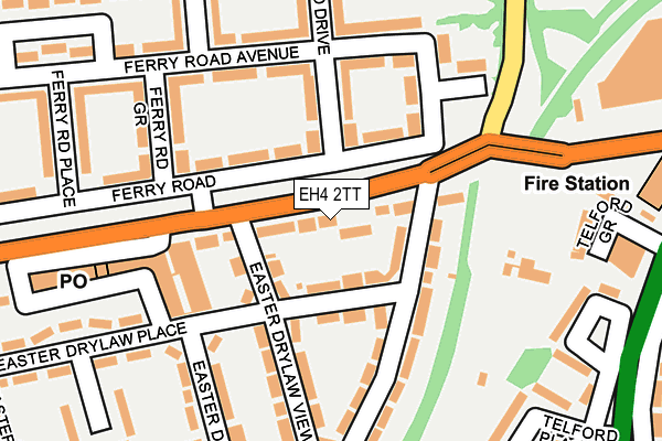 EH4 2TT map - OS OpenMap – Local (Ordnance Survey)