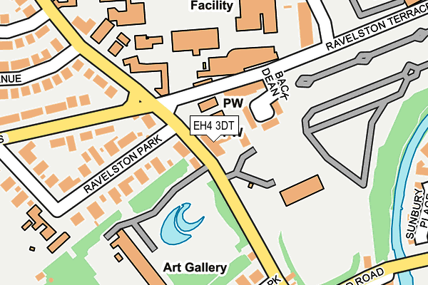 EH4 3DT map - OS OpenMap – Local (Ordnance Survey)