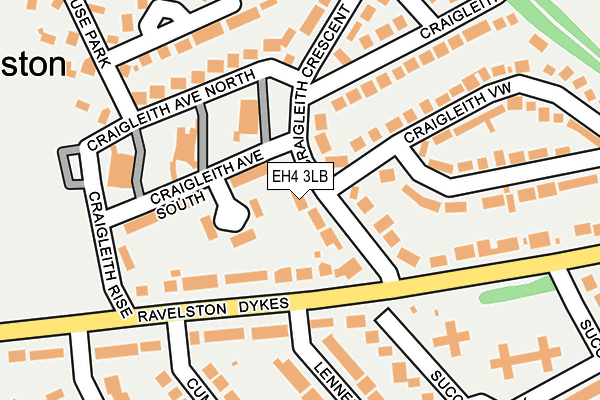 EH4 3LB map - OS OpenMap – Local (Ordnance Survey)