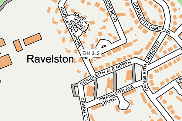 EH4 3LS map - OS OpenMap – Local (Ordnance Survey)