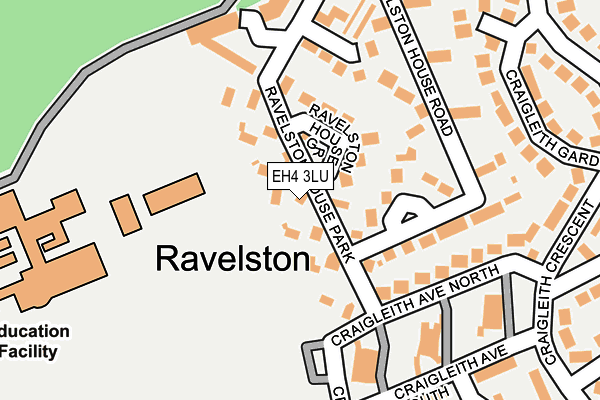 EH4 3LU map - OS OpenMap – Local (Ordnance Survey)