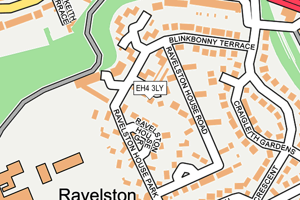 EH4 3LY map - OS OpenMap – Local (Ordnance Survey)