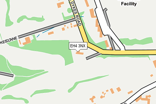 EH4 3NX map - OS OpenMap – Local (Ordnance Survey)