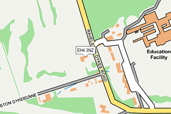 EH4 3NZ map - OS OpenMap – Local (Ordnance Survey)