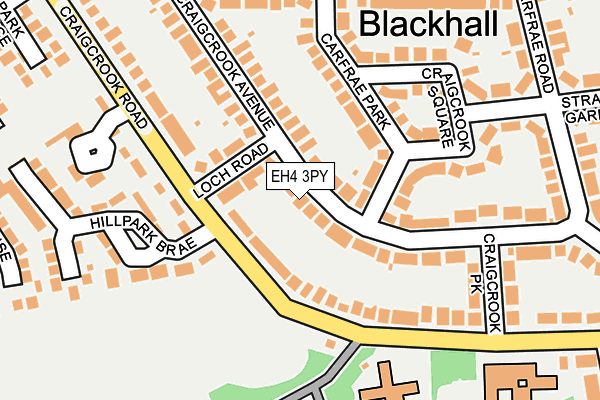 EH4 3PY map - OS OpenMap – Local (Ordnance Survey)