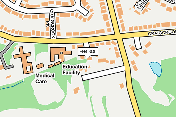 EH4 3QL map - OS OpenMap – Local (Ordnance Survey)