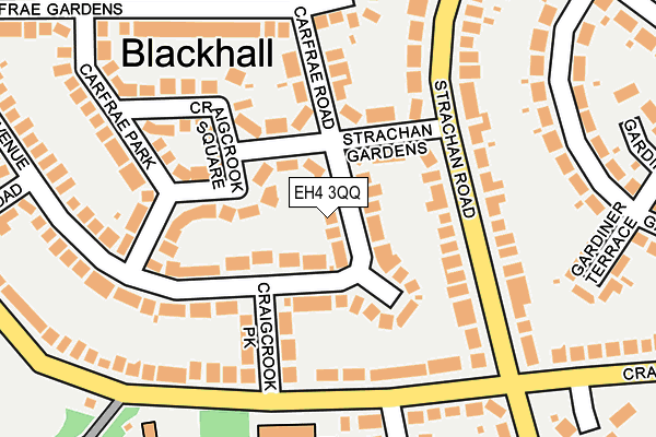 EH4 3QQ map - OS OpenMap – Local (Ordnance Survey)