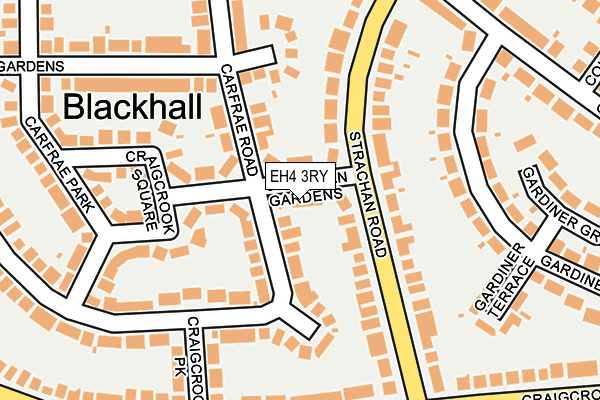EH4 3RY map - OS OpenMap – Local (Ordnance Survey)