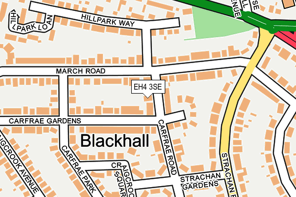 EH4 3SE map - OS OpenMap – Local (Ordnance Survey)